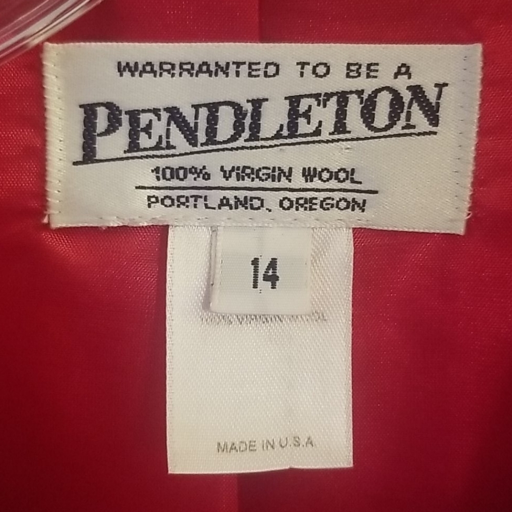 Pendleton Vintage Red Jacket - Picture 3 of 4